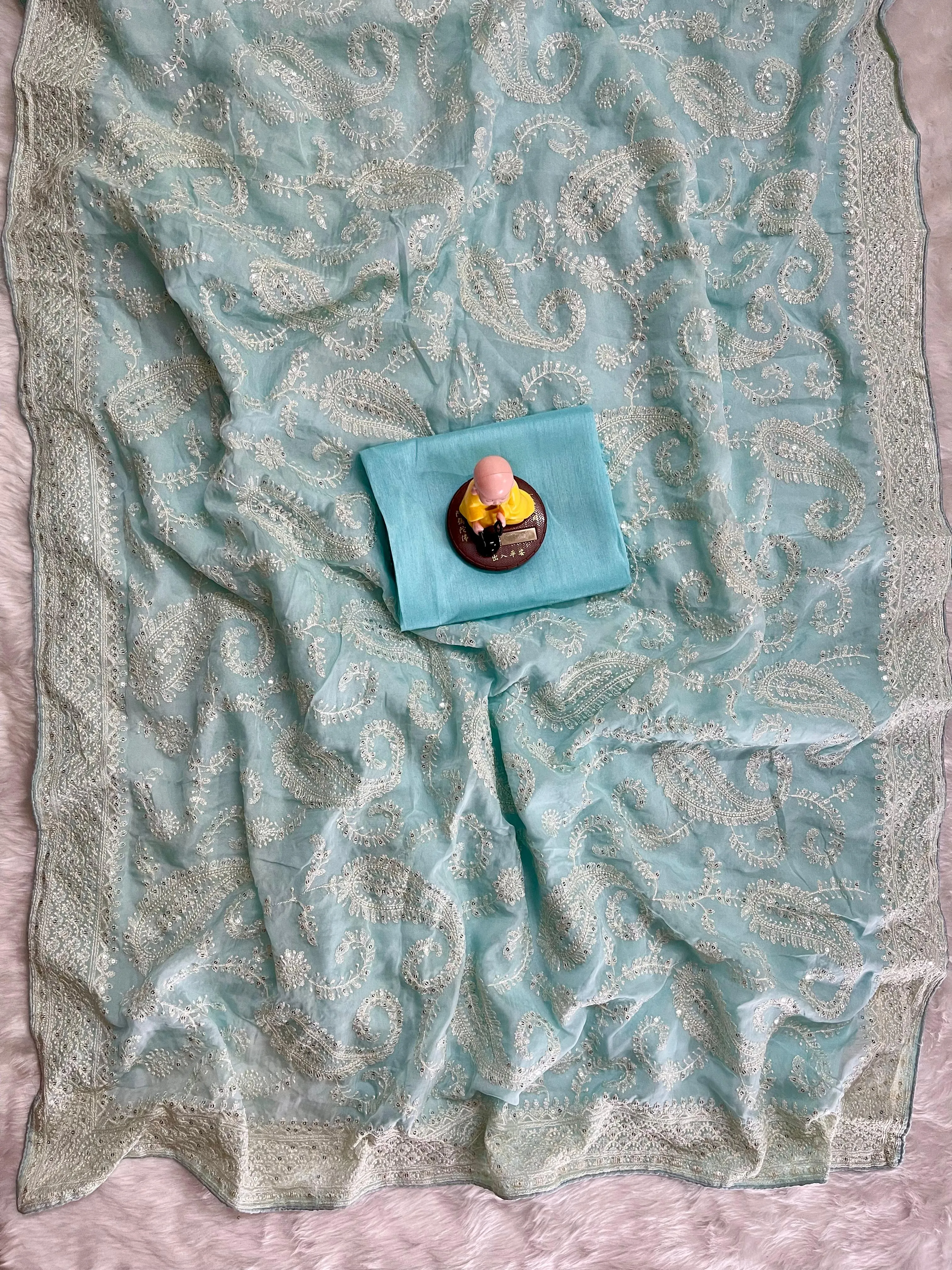 Silk Fabric Premium Saree - Image 10 in Surat